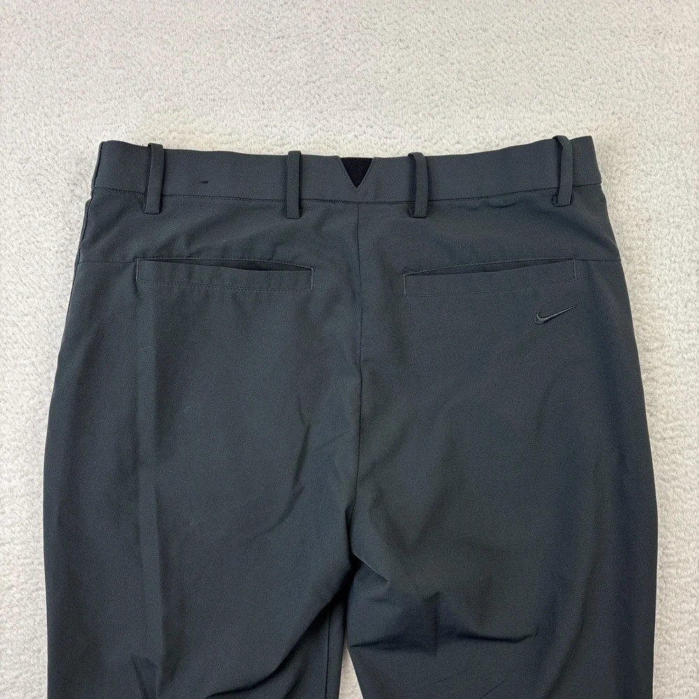 NIKE Dri-FIT Slim Fit Mens Golf Pants Size 32/34 Gray Lightweight Stretch Modern